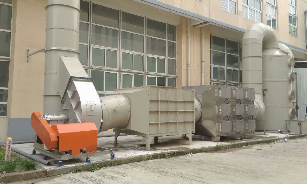 廣東省和洋包裝材料有限公司VOCs廢氣封閉收集處理系統